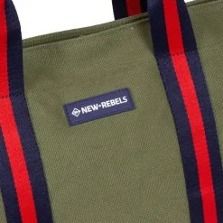 New Rebels ® Stan - Canvas - Shopper - Olijf Groen
