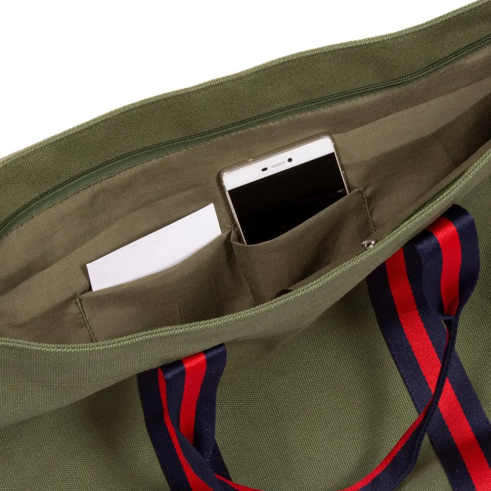 New Rebels ® Stan - Canvas - Shopper - Olijf Groen