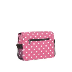 New Rebels ® Star25 - Medium Schoudertas  A5 - Crossbodytas met flapRoze