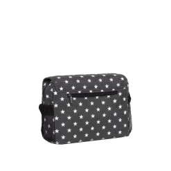 New Rebels ® Star25 - Medium Schoudertas A5 - Crossbodytas met flap - Grijs - with stars