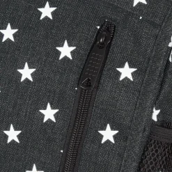 New Rebels ® Star25 - Medium Schoudertas A5 - Crossbodytas met flap - Grijs - with stars