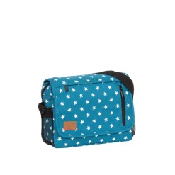 New Rebels ® Star25 - Medium Schoudertas A5 - Crossbodytas met flap - new blue with stars