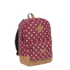 New Rebels ® Star Range - Rugtas - Rugzak - Stars - Burgundy