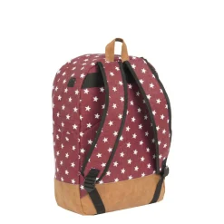 New Rebels ® Star Range - Rugtas - Rugzak - Stars - Burgundy
