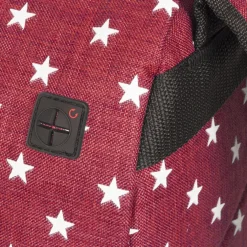 New Rebels ® Star Range - Rugtas - Rugzak - Stars - Burgundy