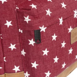 New Rebels ® Star Range - Rugtas - Rugzak - Stars - Burgundy