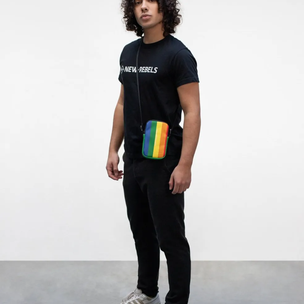 New Rebels ® Telefoontas Mart Rainbow Telefoontasje Regenboog Waterafstotend