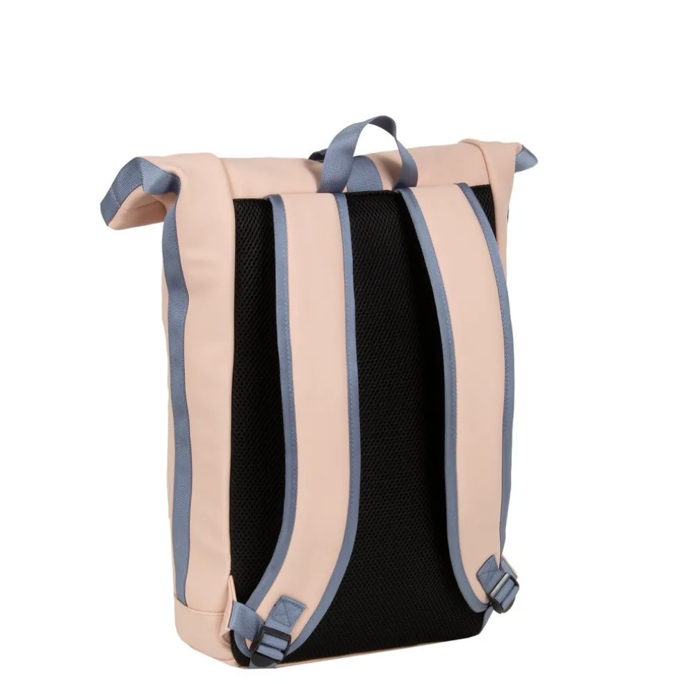 New Rebels ® Tim - Rolltop - Rugtas - Rugzak - Waterafstotend - Zacht Roze/Lila
