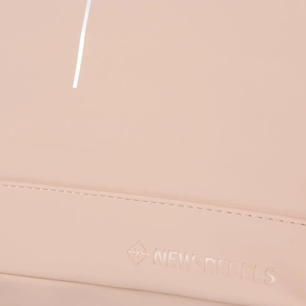 New Rebels ® Tim - Rolltop - Rugtas - Rugzak - Waterafstotend - Zacht Roze/Lila