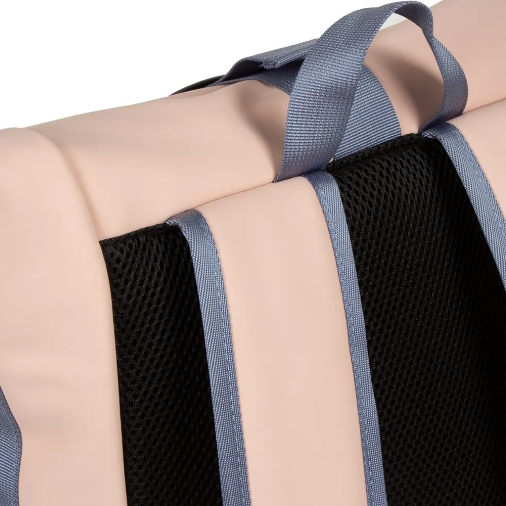 New Rebels ® Tim - Rolltop - Rugtas - Rugzak - Waterafstotend - Zacht Roze/Lila