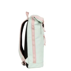 New Rebels ® Tim - Rolltop - Rugtas - Rugzak - Waterafstotend - Mint/Zacht Roze