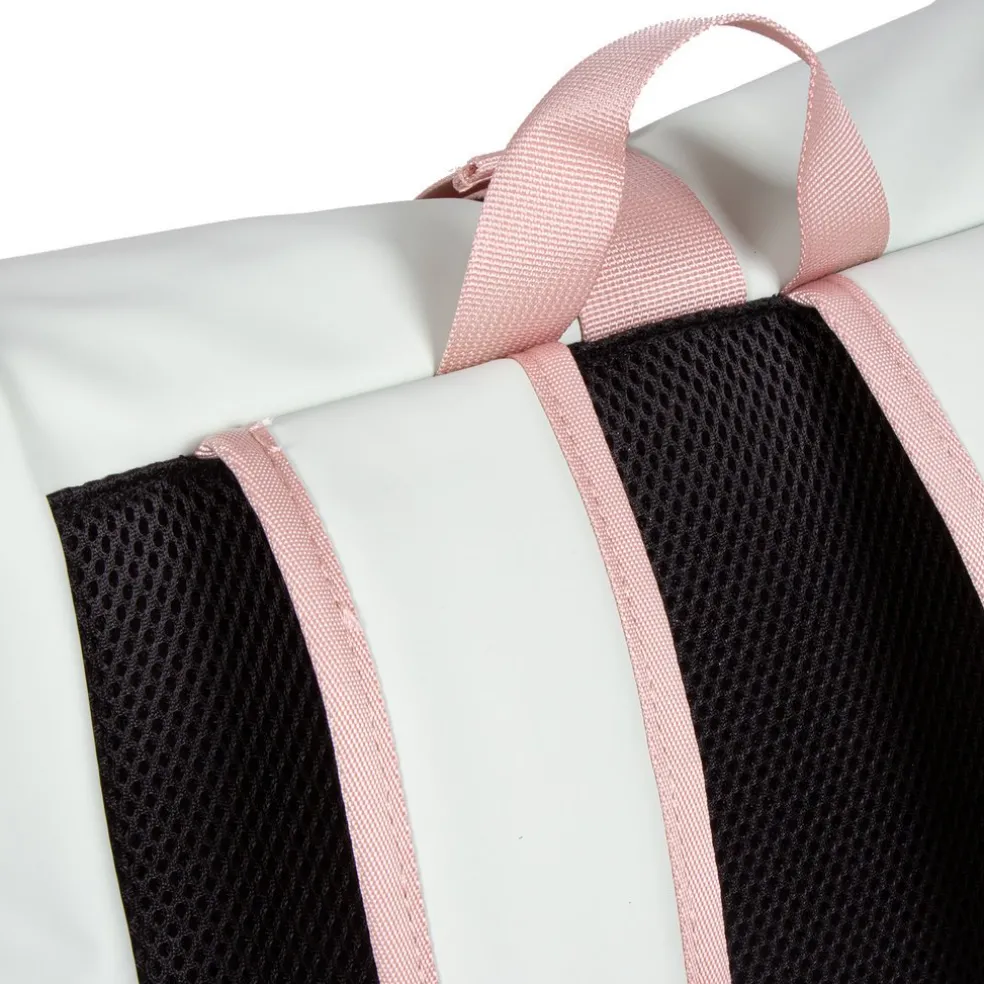 New Rebels ® Tim - Rolltop - Rugtas - Rugzak - Waterafstotend - Mint/Zacht Roze