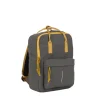 New Rebels ® Tim - Rugtas - Rugzak - Waterafstotend - Antraciet/Geel IV