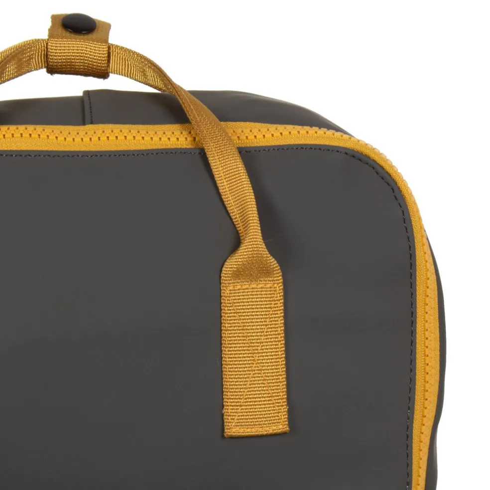 New Rebels ® Tim - Rugtas - Rugzak - Waterafstotend - Antraciet/Geel IV