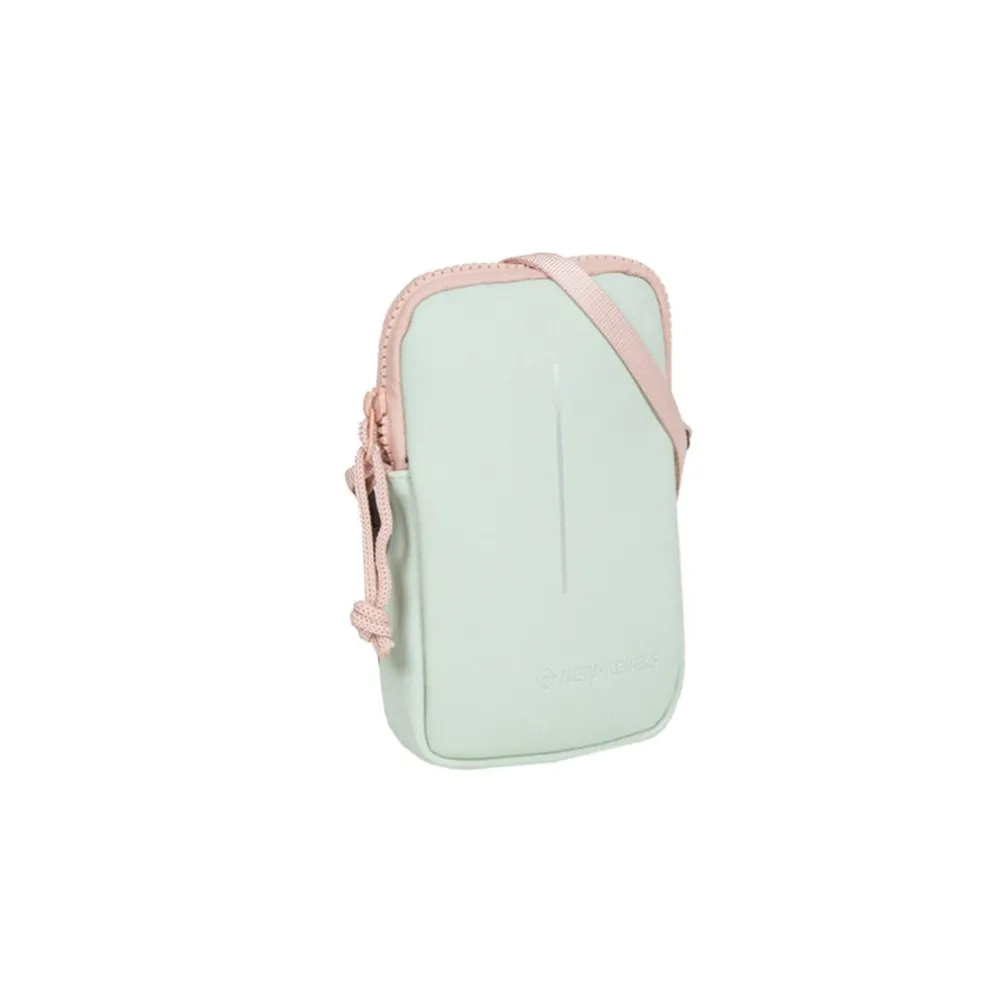 New Rebels ® Tim - Waterafstotend - Telefoontas - Telefoontasje - Mint Blue/Soft Pink