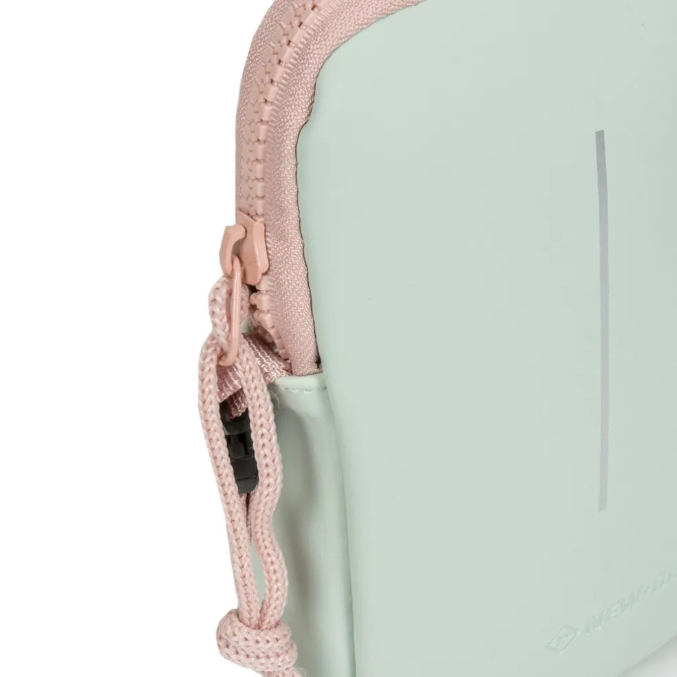 New Rebels ® Tim - Waterafstotend - Telefoontas - Telefoontasje - Mint Blue/Soft Pink