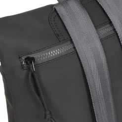 New Rebels ® Tim Rolltop  Rugzak Klein Zwart/Grijs