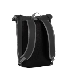 New Rebels ® Tim Rugzak Waterafstotend Zwart/Grijs