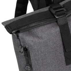 New Rebels ® Vepo - Rolltop - Regenbestendig - Watersport - Rugtas 7L - Waterproof - Small - Rugzak Grijs
