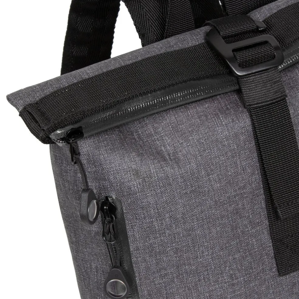 New Rebels ® Vepo - Rolltop - Regenbestendig - Watersport - Rugtas 7L - Waterproof - Small - Rugzak Grijs