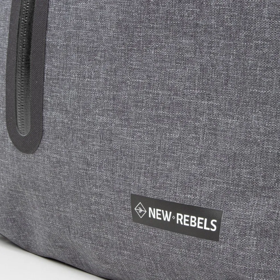 New Rebels ® Vepo - Waterproof - Rolltop - Watersport - Waterdichte Rugzak / Ritsen - 32L- Gray