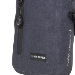 New Rebels ® Vepo - Watersport - Waterproof -Telefoontasje - Waterdichte Ritsen - Navy Blauw
