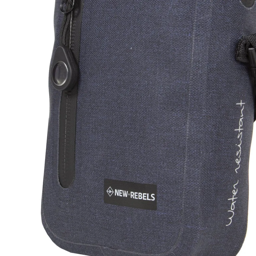New Rebels ® Vepo - Watersport - Waterproof -Telefoontasje - Waterdichte Ritsen - Navy Blauw