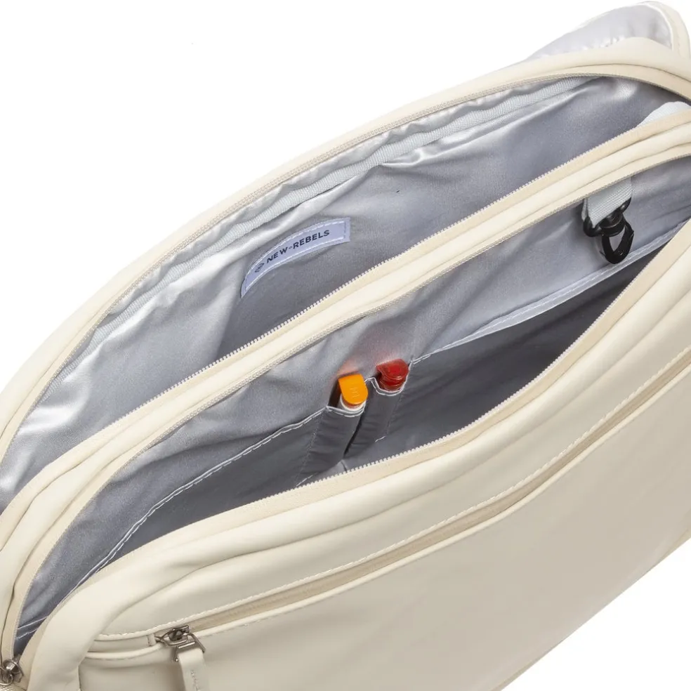 New Rebels ® William - Schoudertas - Beige 10L - Waterafstotend