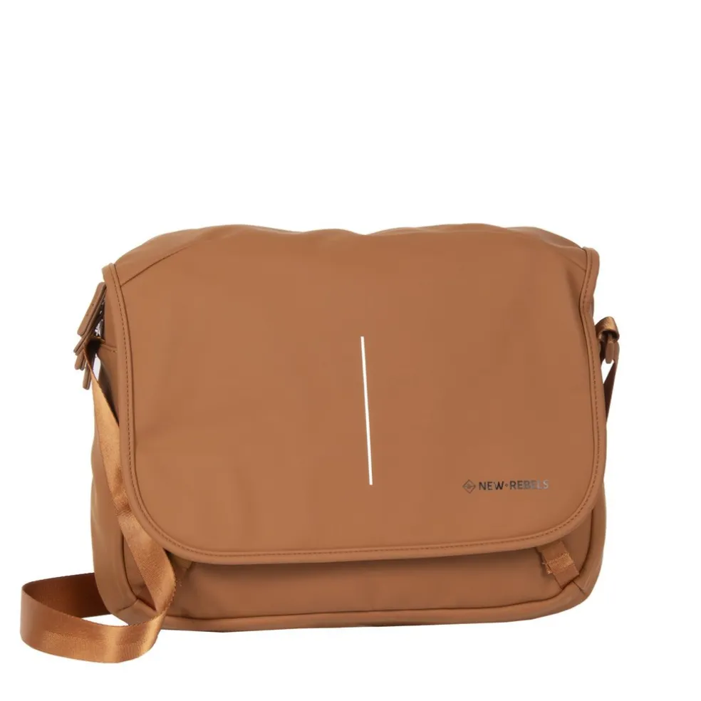 New Rebels ® William - Schoudertas - Cognac 10L - Waterafstotend