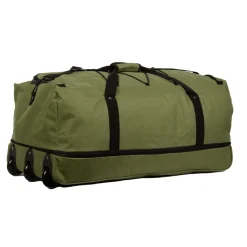 New Rebels Airmont Newark Olijf 110L Rollable Trolley Weekendtas Waterafstotend