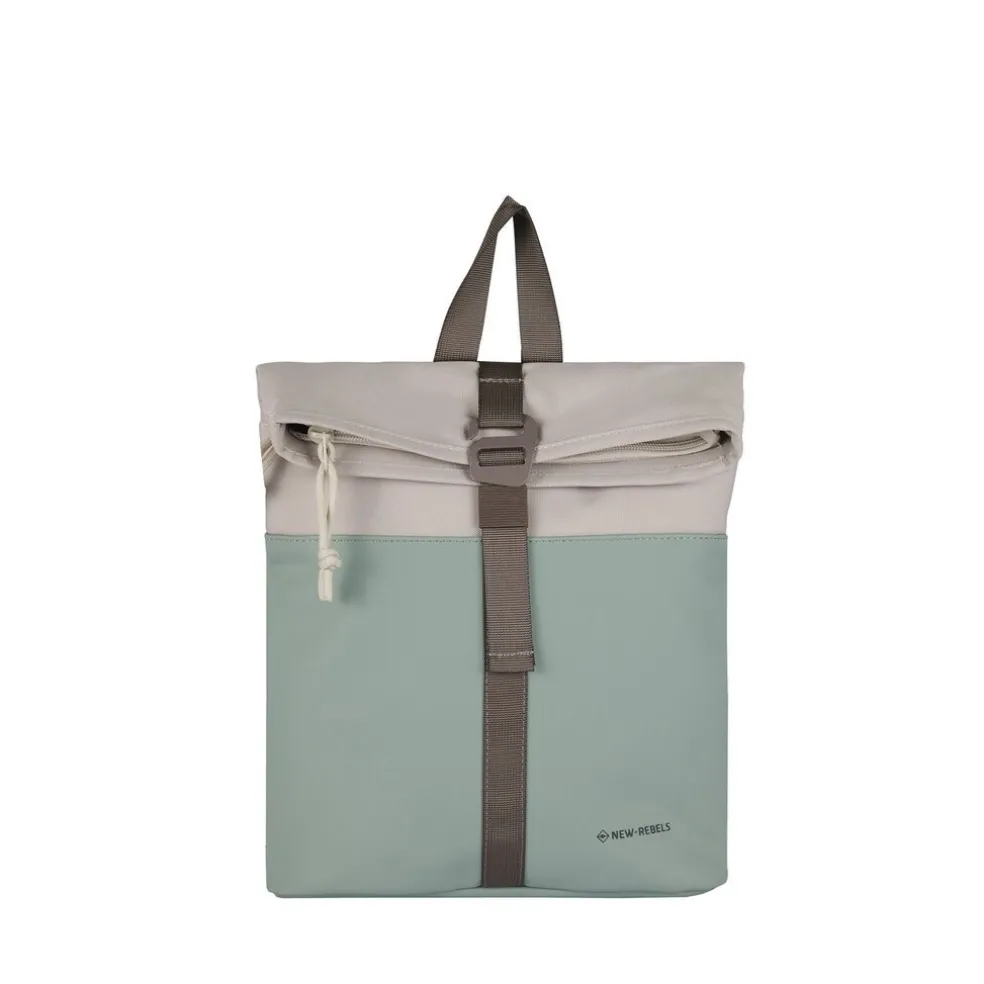 New Rebels Backham Los Angeles Salie Groen 7L Rolltop Rugzak Waterafstotend