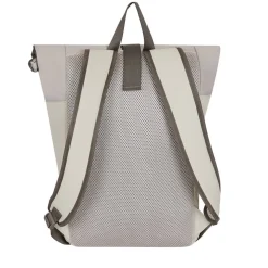 New Rebels Backham New York Beige 21L Rolltop Rugzak Waterafstotend Laptop 15.6"