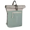 New Rebels Backham New York Salie Groen 21L Rolltop Rugzak Waterafstotend Laptop 15.6"