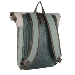 New Rebels Backham New York Salie Groen 21L Rolltop Rugzak Waterafstotend Laptop 15.6"