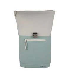 New Rebels Backham New York Salie Groen 21L Rolltop Rugzak Waterafstotend Laptop 15.6