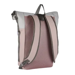 New Rebels Backham New York Oudroze 21L Rolltop Rugzak Waterafstotend Laptop 15.6"