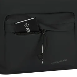New Rebels Backham Springfield Reflectie Zwart 16L Rugzak Waterafstotend Laptop 14