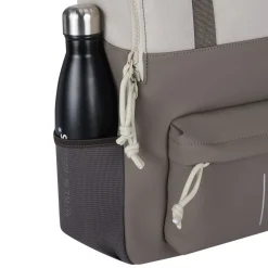 New Rebels Backham Springfield  Taupe 16L Rugzak Waterafstotend Laptop 14