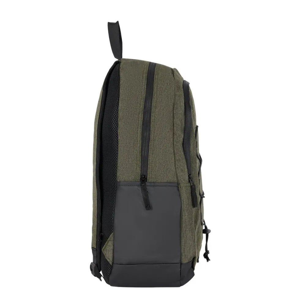New Rebels Barto Waltham Donkergroen 25L Rugtas Waterafstotend Laptop 15.6" Pullzippers