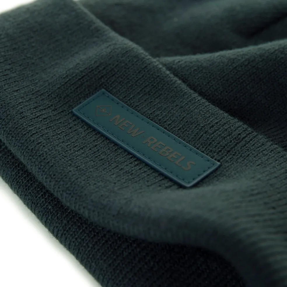 New Rebels Beanie Unisex Marineblauw