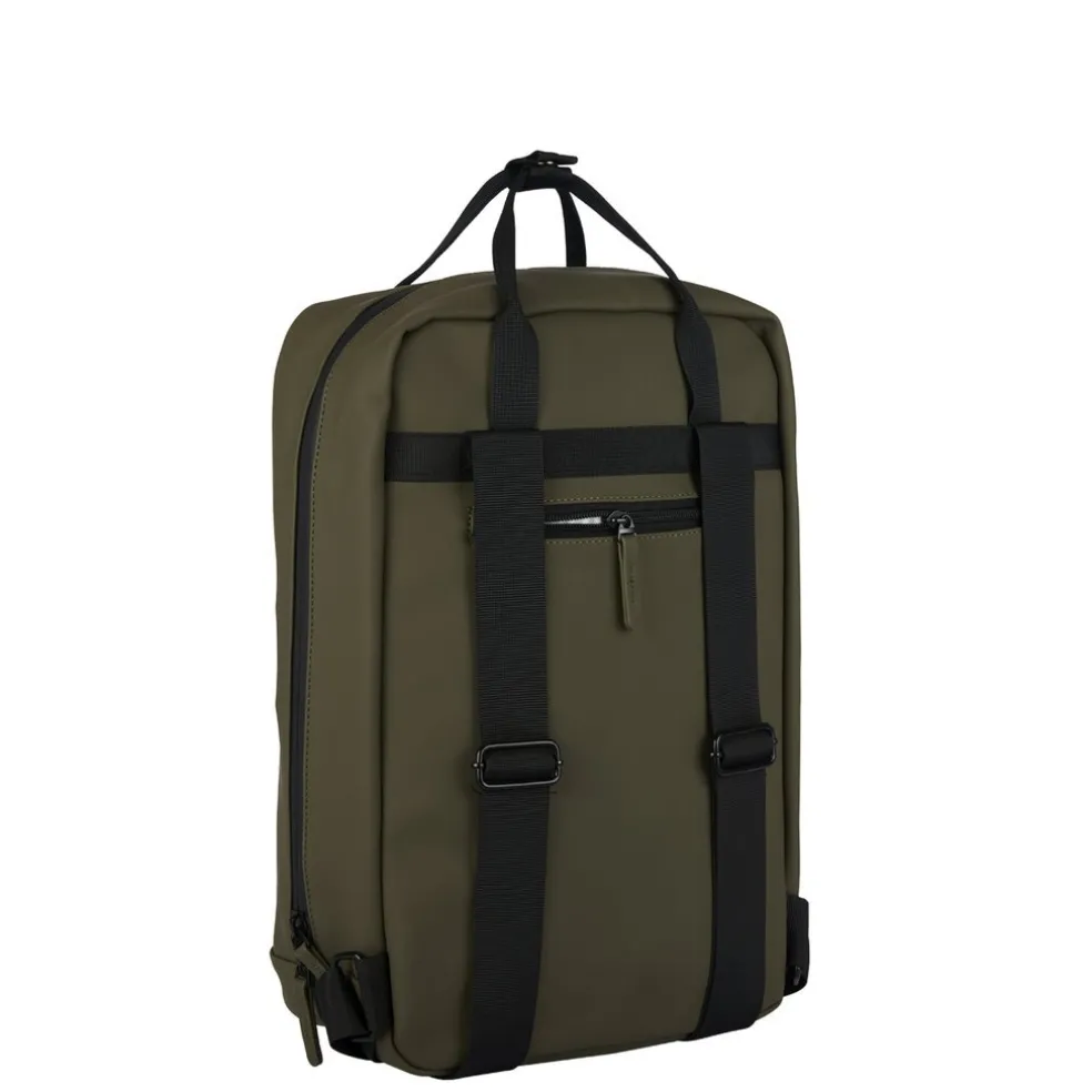 New Rebels Bowie Cape Coral Olijf Groen 15L Rugzak Reflectie Waterafstotend Laptop 13.3