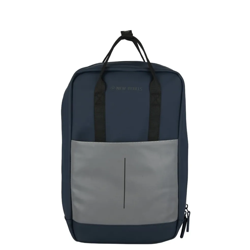 New Rebels Bowie Cape Coral Navy 14L Rugzak Reflectie Waterafstotend Laptop 13"