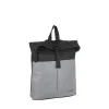 New Rebels Bowie Los Angeles Zwart 9L Rugtas Rolltop Reflectie Waterafstotend