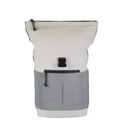 New Rebels Bowie New York Lichtgrijs 21L Rugzak Rolltop Reflectie Waterafstotend Laptop 15.6