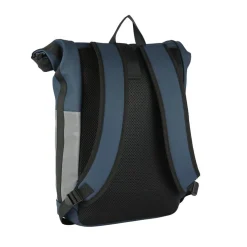 New Rebels Bowie New York Navy 21L Rugzak Rolltop Reflectie Waterafstotend Laptop 15.6"