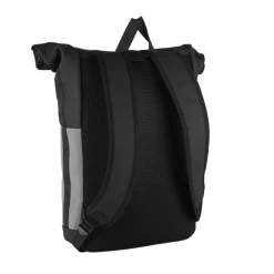 New Rebels Bowie New York Zwart 21L Rugzak Rolltop Reflectie Waterafstotend Laptop 15.6"