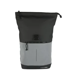 New Rebels Bowie New York Zwart 21L Rugzak Rolltop Reflectie Waterafstotend Laptop 15.6