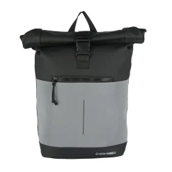 New Rebels Bowie New York Zwart 21L Rugzak Rolltop Reflectie Waterafstotend Laptop 15.6