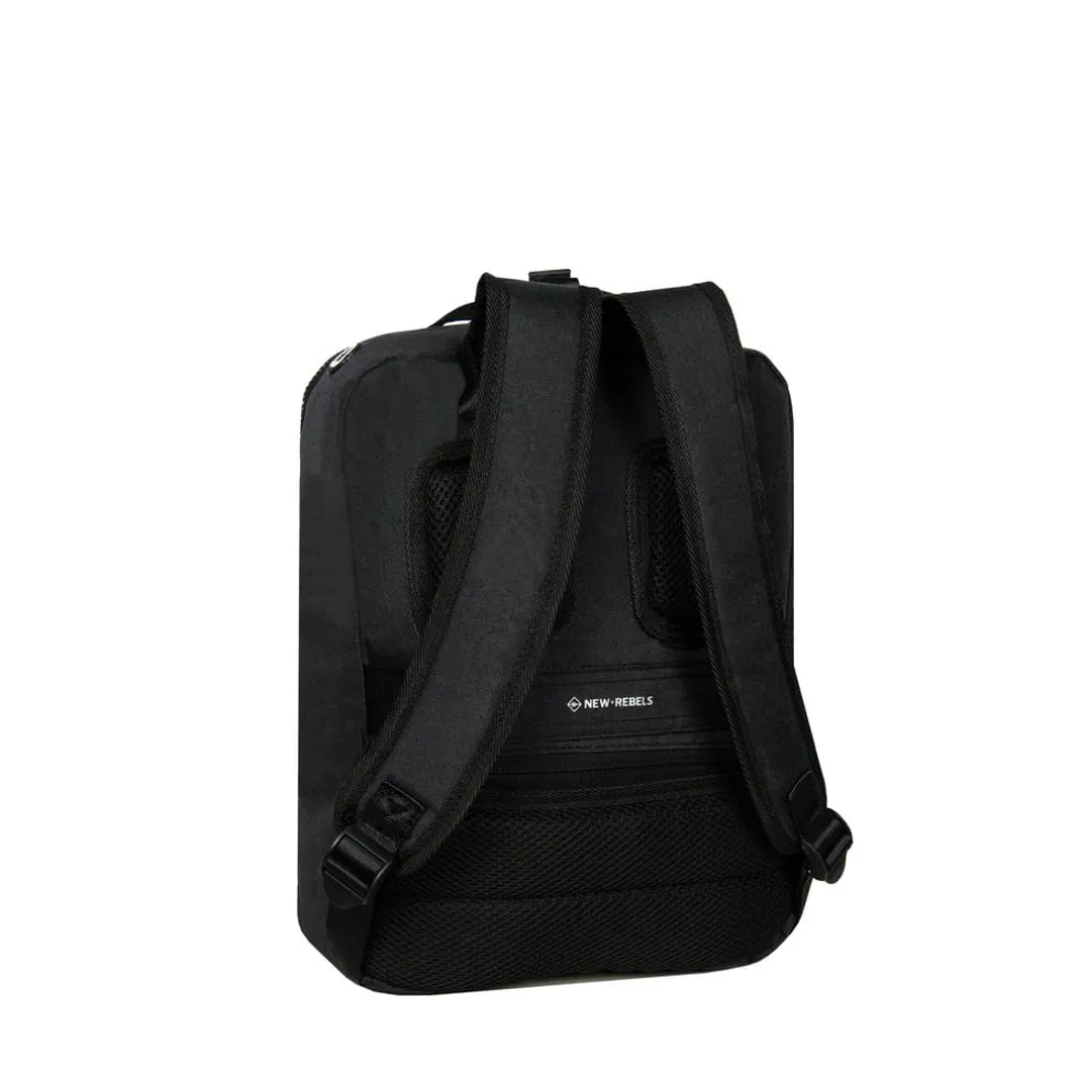 New Rebels Boyan Chicago Zwart 9L Rugzak Gerecycled Nylon