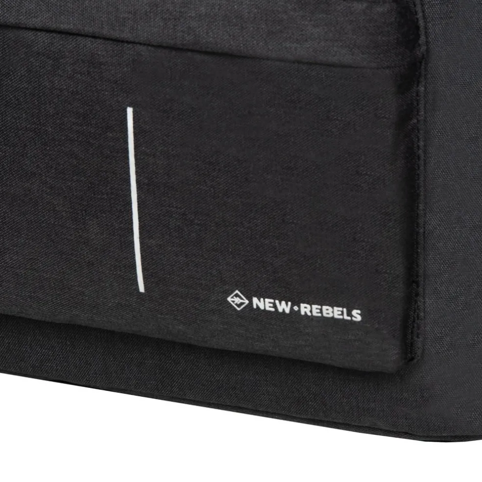 New Rebels Boyan Chicago Zwart 9L Rugzak Gerecycled Nylon